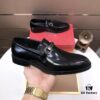 Ferragamo Latest Collection Original Imported Top-Grade Calfskin Leather Loafer with Premium Lamb Leather Lining, Authentic Luxury Metal Buckle and Original Combined Sole
