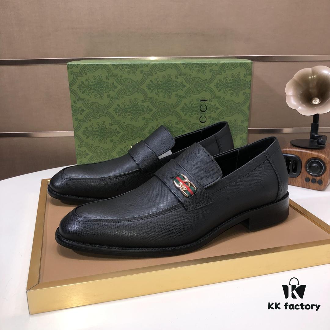 Gucci G Collection New Arrival, Authentic European Style, Durable and Timeless Design, Premium Full-Grain Calfskin Leather, Imported Leather Construction, Ideal Choice for Luxury Enthusiasts, Cowhide Lining