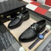 【Ferragamo】 Hong Kong Original Quality Loafers, Premium Italian Glossy Leather Men's Slip-on Casual Shoes, Top-Grade Lamb Lining, Non-slip Durable Rubber Sole