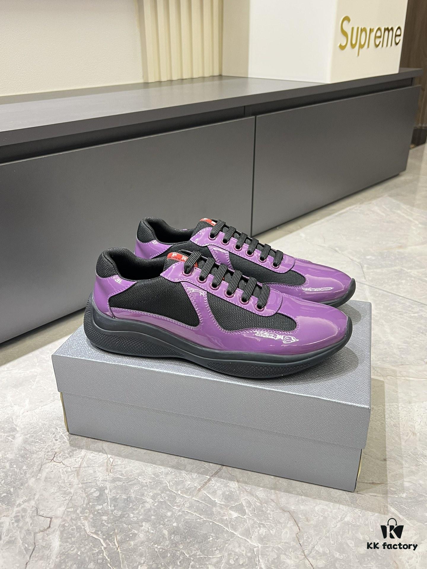 PRAD* Couple's New Arrival Casual Sports Shoes, Premium Quality with TW Custom Dual-Layer Breathable Mesh and Top-Grade Cowhide Upper, Calfskin Insole with Perforated Design for Superior Comfort, Original Factory Vacuum PU Molded Sole for Lightweight Softness and Excellent Foot Feel