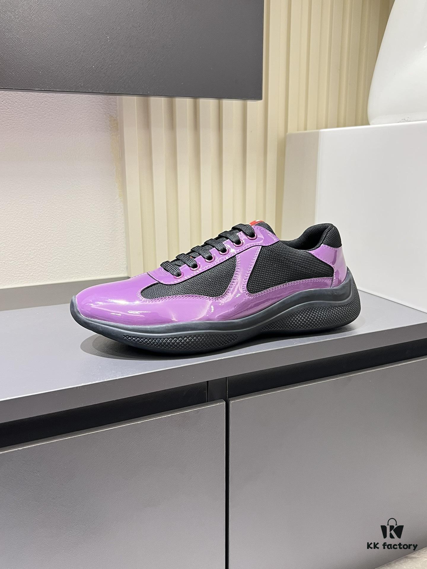 PRAD* Couple's New Arrival Casual Sports Shoes, Premium Quality with TW Custom Dual-Layer Breathable Mesh and Top-Grade Cowhide Upper, Calfskin Insole with Perforated Design for Superior Comfort, Original Factory Vacuum PU Molded Sole for Lightweight Softness and Excellent Foot Feel
