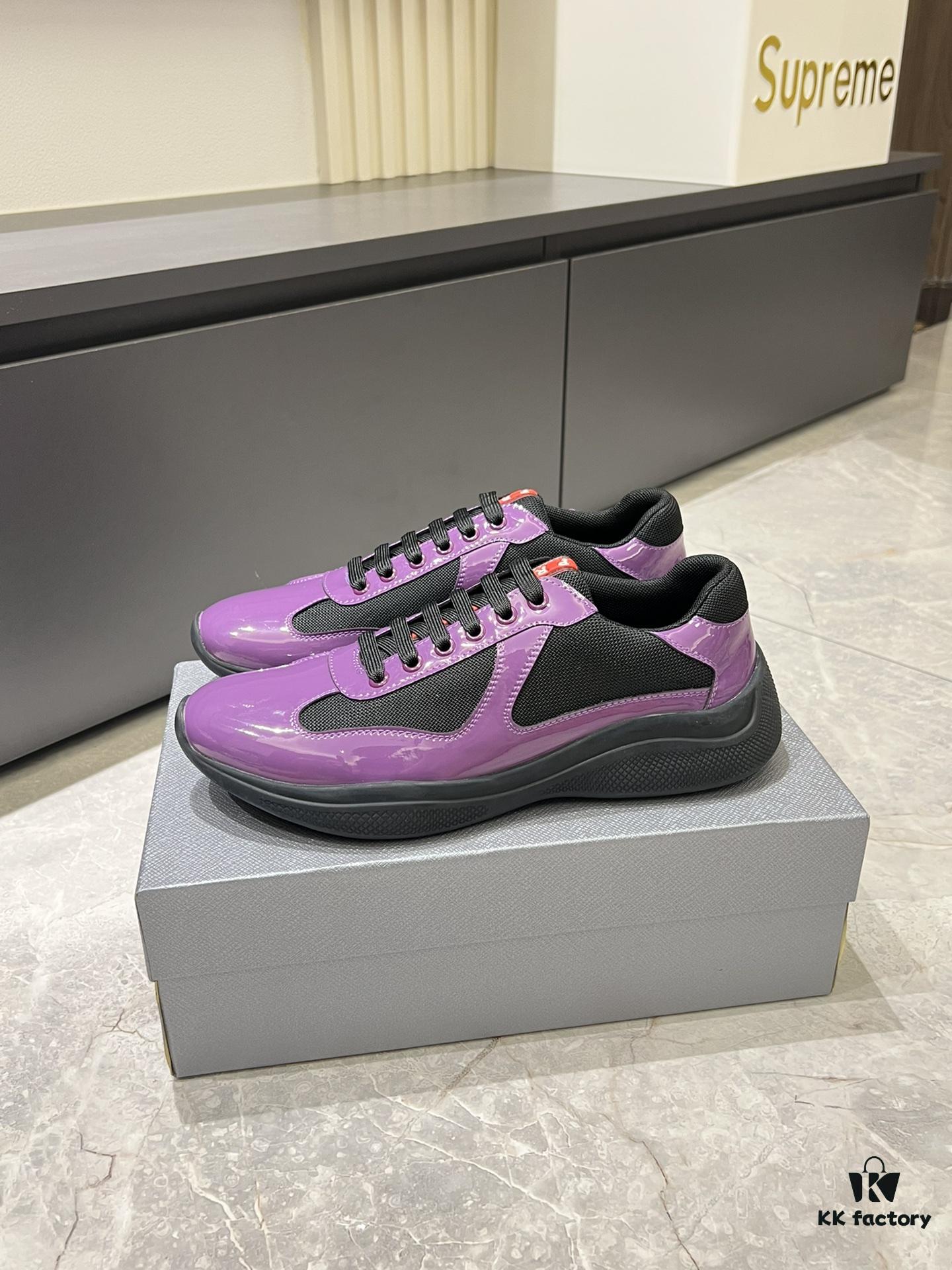 PRAD* Couple's New Arrival Casual Sports Shoes, Premium Quality with TW Custom Dual-Layer Breathable Mesh and Top-Grade Cowhide Upper, Calfskin Insole with Perforated Design for Superior Comfort, Original Factory Vacuum PU Molded Sole for Lightweight Softness and Excellent Foot Feel