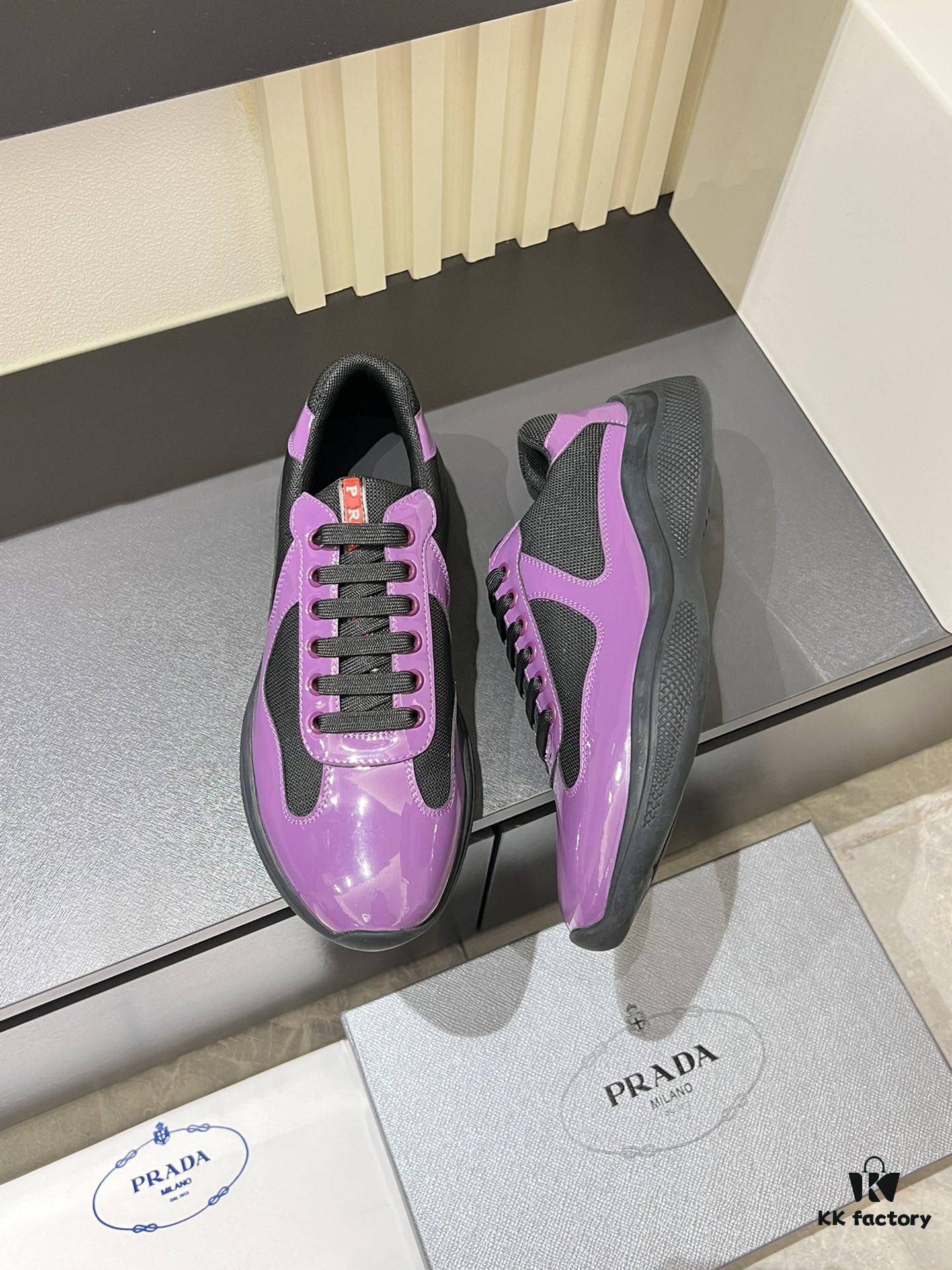 PRAD* Couple's New Arrival Casual Sports Shoes, Premium Quality with TW Custom Dual-Layer Breathable Mesh and Top-Grade Cowhide Upper, Calfskin Insole with Perforated Design for Superior Comfort, Original Factory Vacuum PU Molded Sole for Lightweight Softness and Excellent Foot Feel