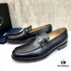 Top-tier Original Order PRADA Men's Luxury Dress Shoes, Genuine Calfskin, Handcrafted with Premium Leather Linings and Soles