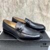 Top-tier Original Order PRADA Men's Luxury Dress Shoes, Genuine Calfskin, Handcrafted with Premium Leather Linings and Soles