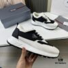 PRADA Men's Shoes Cabinet Hot Sale, Synchronized with Official Website, High-Quality Delivery - Genuine Cowhide Flyknit Upper with Cowhide Lining, 1:1 Replica, Original Factory Sole