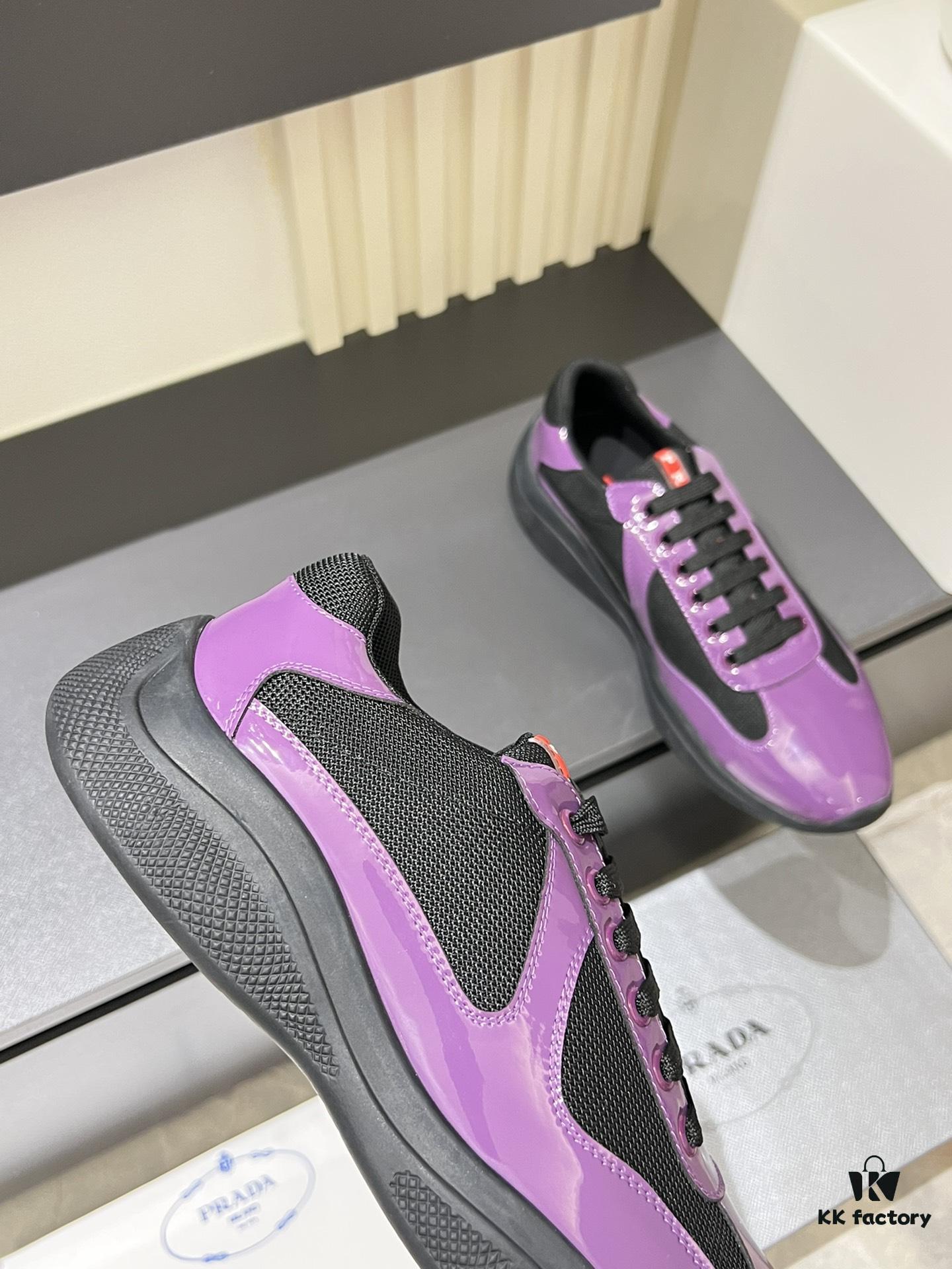 PRAD* Couple's New Arrival Casual Sports Shoes, Premium Quality with TW Custom Dual-Layer Breathable Mesh and Top-Grade Cowhide Upper, Calfskin Insole with Perforated Design for Superior Comfort, Original Factory Vacuum PU Molded Sole for Lightweight Softness and Excellent Foot Feel