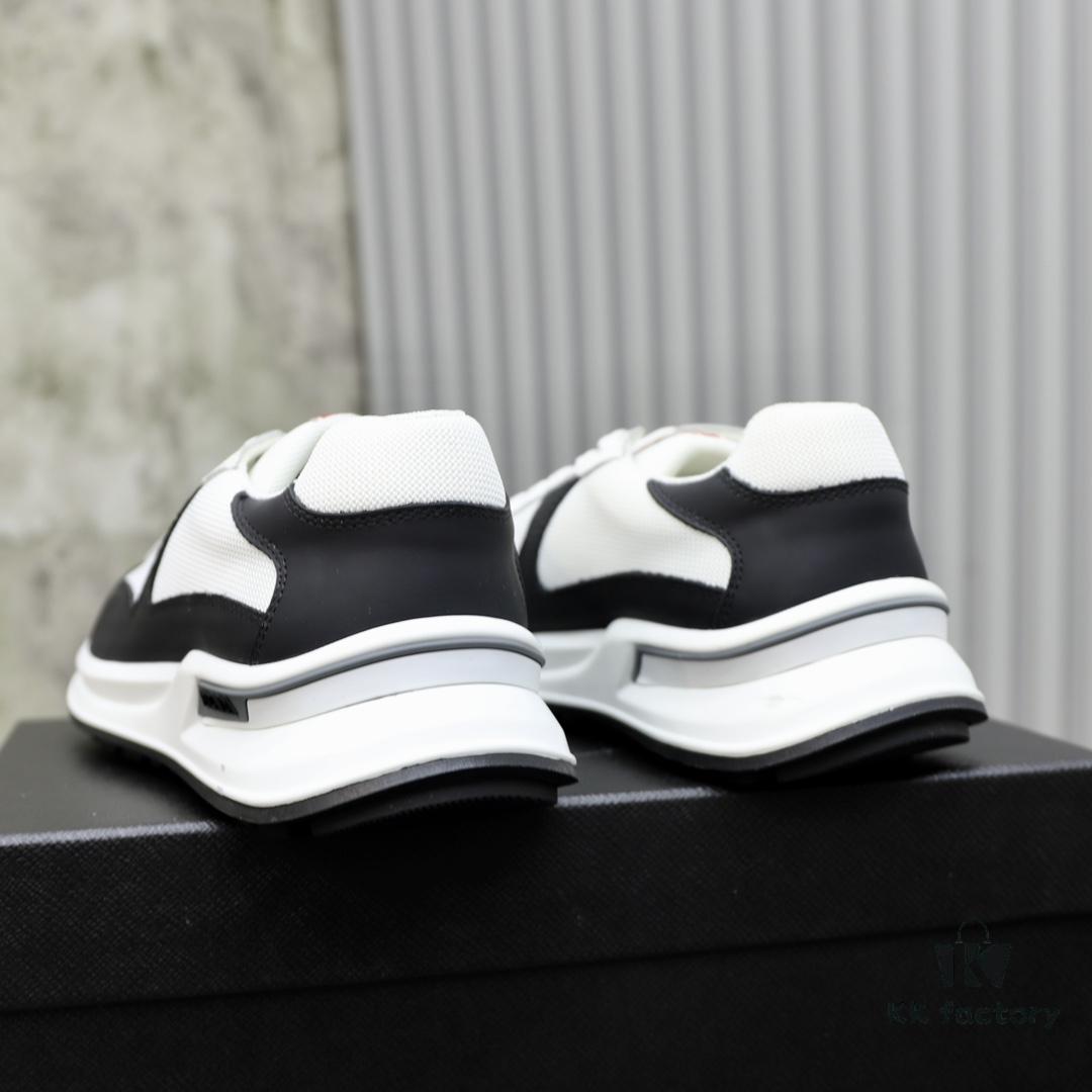 PRADA Men's Luxury Fashion Casual Sports Oxfords, Top-Grade Original Order, Genuine Cowhide Upper and Lining, Specially Supplied Outsole