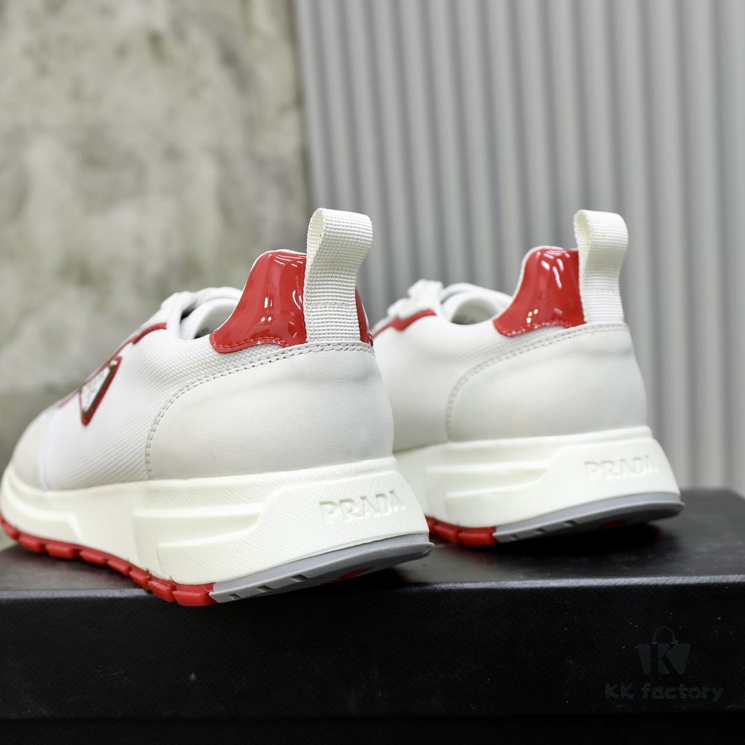 PRADA Men's Fashion Casual Sports Loafers, Luxury Leather Design, Original Quality