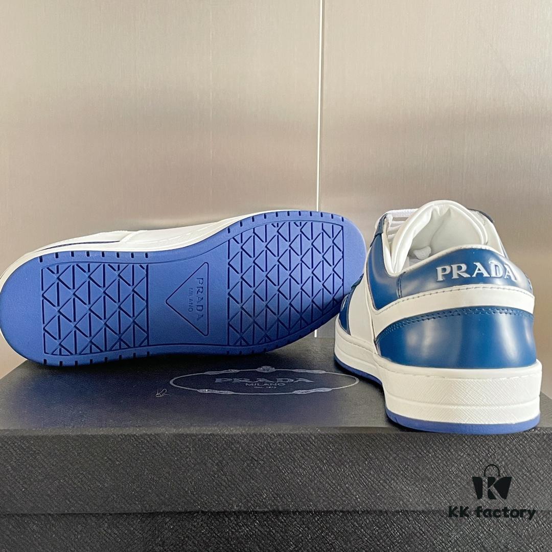 PRADA Prada 22C New Arrival Tri-Logo Couple White Sneakers Casual Athletic Shoes