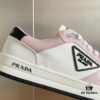 PRADA Prada 22C New Arrival Triangle Logo Couple White Sneakers Casual Sports Shoes