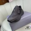 PRADA Men's Shoes, Counter Hit Product, Synchronized with Official Website, High-Quality Delivery - Genuine Cowhide Combined with Mesh Upper, Cowhide Lining, 1:1 Replica, Original Factory Sole, Size 38-45 (Size 45 Custom Made, No Returns or Exchanges)