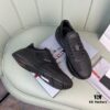 PRADA Men's Shoes, Counter Hit Product, Synchronized with Official Website, High-Quality Delivery - Genuine Cowhide Combined with Mesh Upper, Cowhide Lining, 1:1 Replica, Original Factory Sole, Size 38-45 (Size 45 Custom Made, No Returns or Exchanges)