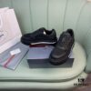 Factory Price [PRADA] Men's Shoes, Bestselling Counter Model, Synchronized with Official Website, High-Quality Delivery ✔️ Genuine Cowhide Combined with Mesh Upper, Full Cowhide Lining, 1:1 Replica, Original Factory Sole, Size 38-45 (Size 45 Custom-made, No Returns or Exchanges)