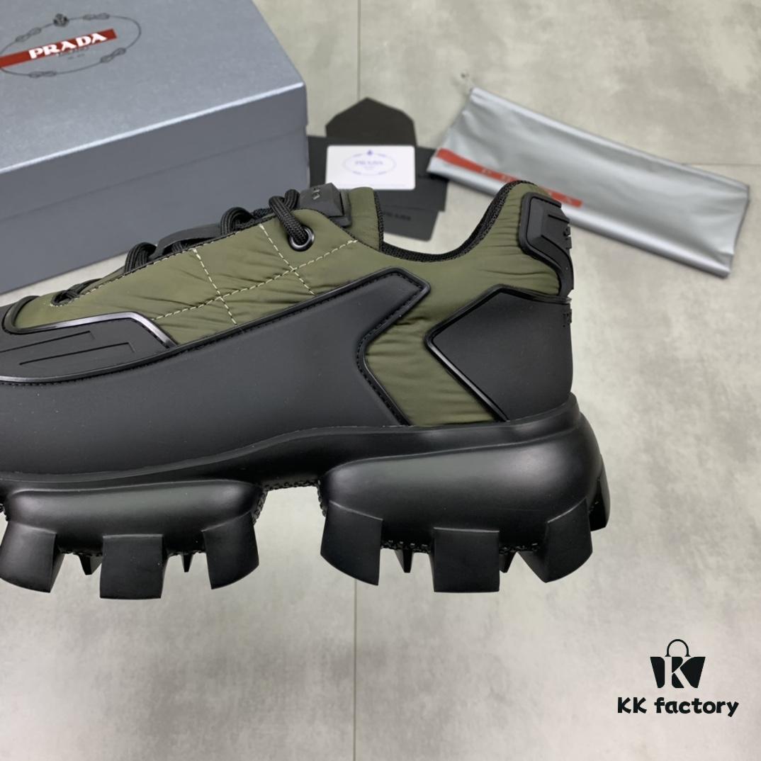 High-Quality PRADA Men's Shoes 2021 Latest Official Website Release, 1:1 Replication, Hong Kong Counter Synchronized, Runway Same Style