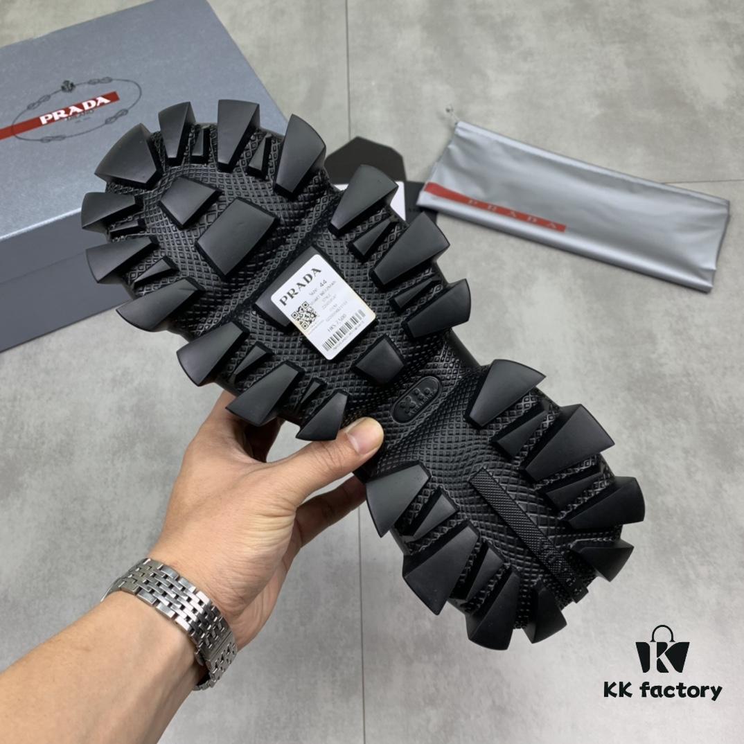 High-Quality PRADA Men's Shoes 2021 Latest Official Website Release, 1:1 Replication, Hong Kong Counter Synchronized, Runway Same Style