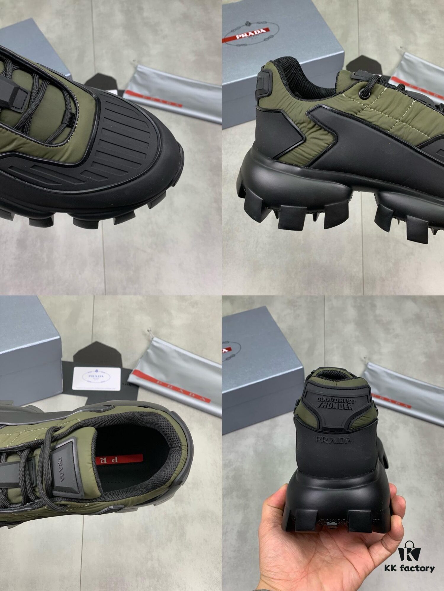 High-Quality PRADA Men's Shoes 2021 Latest Official Website Release, 1:1 Replication, Hong Kong Counter Synchronized, Runway Same Style