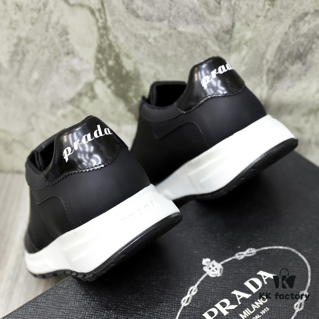 PRADA Men's Luxury Fashion Casual Sneakers, Top-Quality Original Surplus, Genuine Cowhide, Breathable Interior, Special-Order Outsole