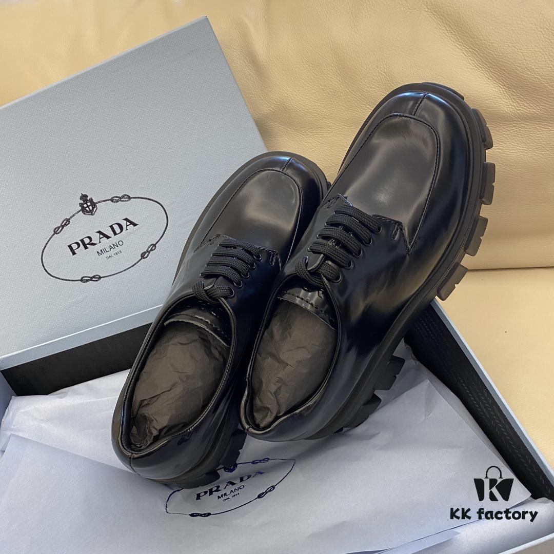 PRADA Gear-Soled Loafers Top Version Faithfully Replicated with Premium Craftsmanship