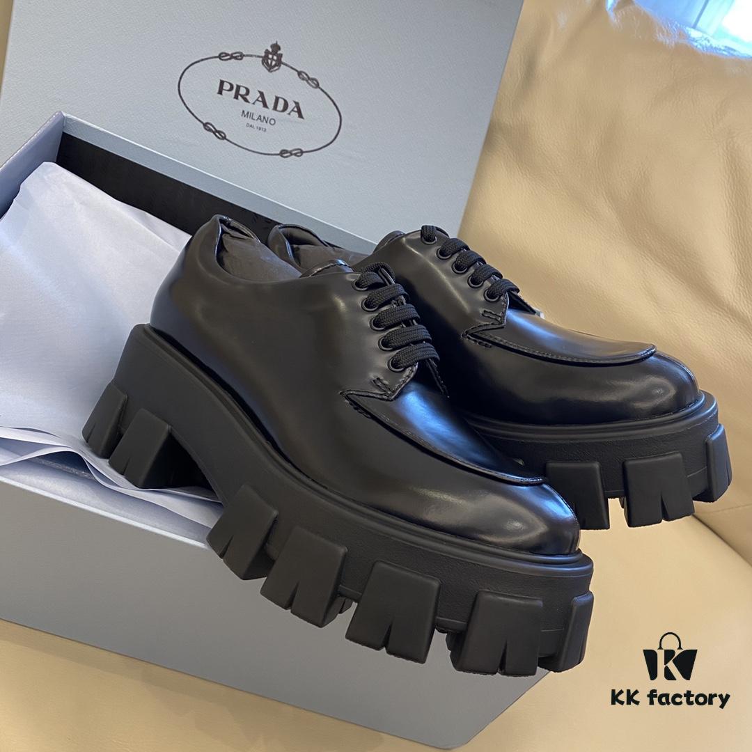 PRADA Gear-Soled Loafers Top Version Faithfully Replicated with Premium Craftsmanship