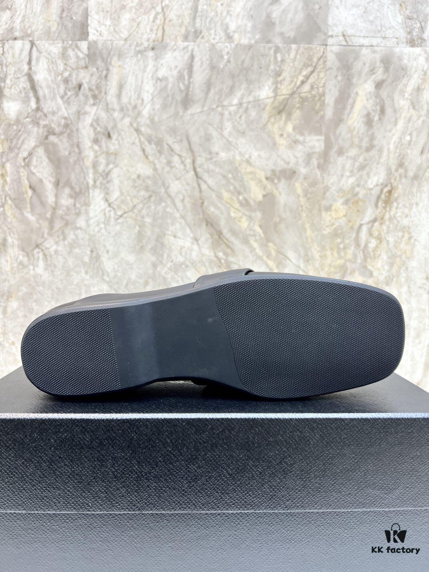 PRADA Men's Genuine Original Loafers - Luxury Slip-On Shoes in Soft Lambskin