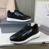 PRADA Men's Shoes, Bestselling Counter Model, Synchronized with Official Website, High-Quality Delivery - Genuine Cowhide Flyknit Upper with Leather Lining, 1:1 Replica, Original Factory Sole, Sizes 38-45 (Size 45 Custom Made, No Returns or Exchanges)