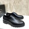 PRADA High-Quality Men's Fashion Dress Shoes, Slip-On Style, Premium Cowhide Leather, Rubber Sole, British Style, European and American Trend