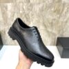 PRADA High-Quality Men's Fashion Dress Shoes, Slip-On Style, Premium Cowhide Leather, Rubber Sole, British Style, European and American Trend