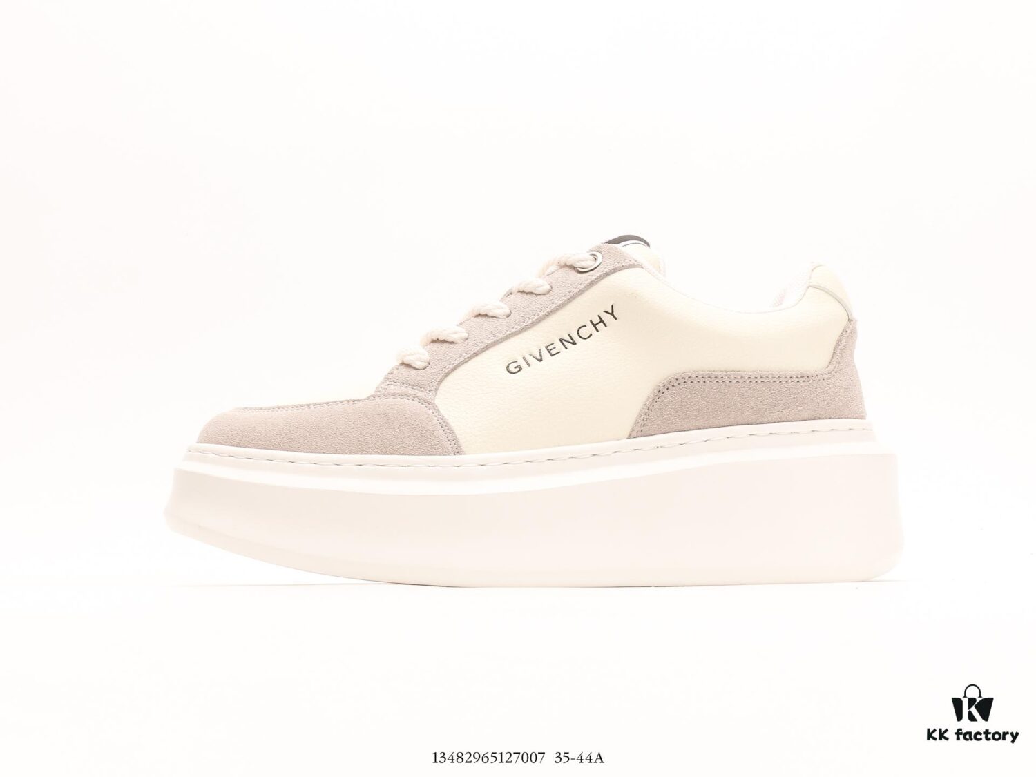 Givenchy Givenchy Top Luxury Shoes Unisex Heavy-Duty Casual Shoes Made of Calfskin and Silk with Color-Block Design, Tongue Featuring Brand Logo Decoration, Three-Dimensional Composite Stitching, Lightweight and Trendy, High Comfort, 7cm Height Increase with Natural Look