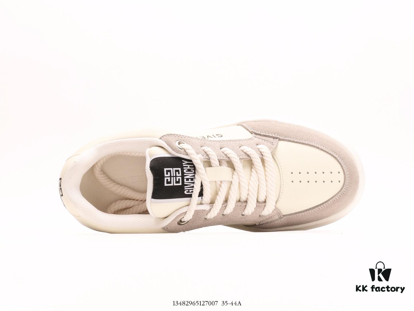 Givenchy Givenchy Top Luxury Shoes Unisex Heavy-Duty Casual Shoes Made of Calfskin and Silk with Color-Block Design, Tongue Featuring Brand Logo Decoration, Three-Dimensional Composite Stitching, Lightweight and Trendy, High Comfort, 7cm Height Increase with Natural Look
