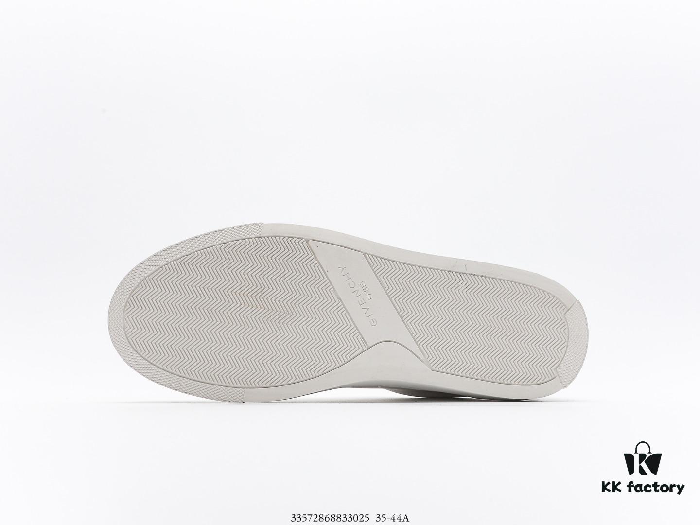 Givenchy Urban Street Leather Sneakers Fashion Versatile Casual Lace-up White Leather Sneakers