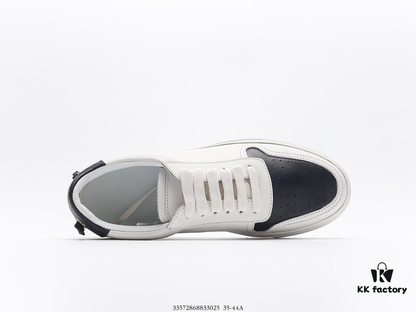 Givenchy Urban Street Leather Sneakers Fashion Versatile Casual Lace-up White Leather Sneakers