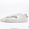 Givenchy Urban Street Leather Sneakers Fashion Versatile Casual Lace-up White Leather Sneakers