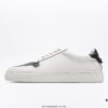 Givenchy Urban Street Leather Sneakers Fashion Versatile Casual Lace-up White Leather Sneakers