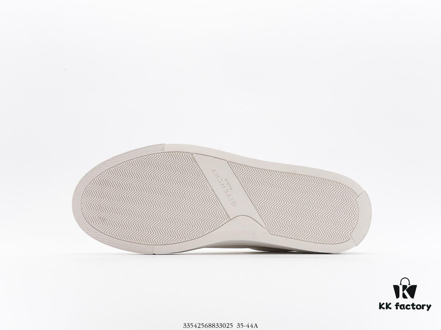 Givenchy Urban Street Leather Sneakers Fashion Versatile Casual Leather Lace-up White Sneakers