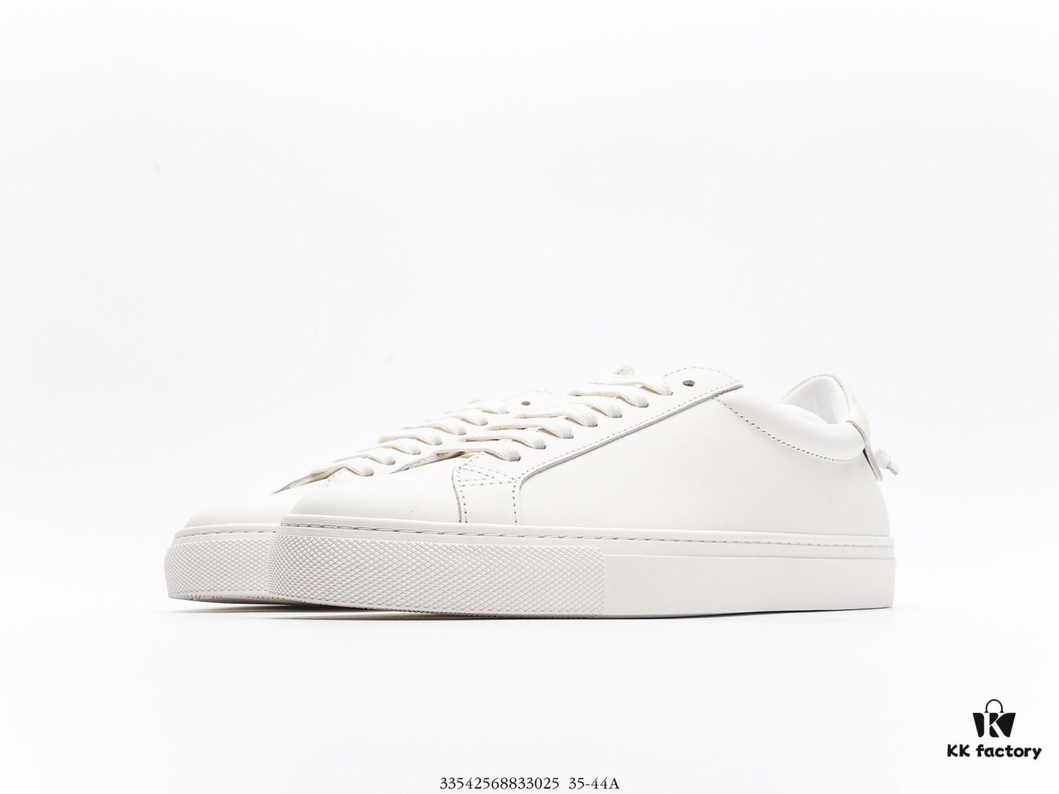 Givenchy Urban Street Leather Sneakers Fashion Versatile Casual Leather Lace-up White Sneakers