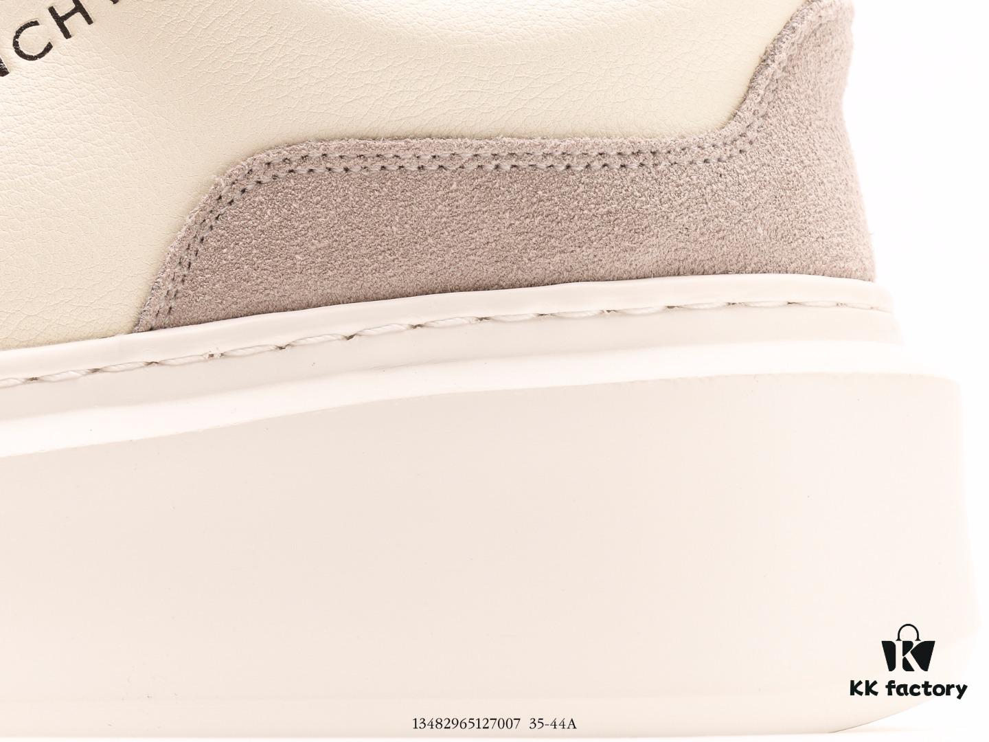 Givenchy Givenchy Top Luxury Shoes Unisex Heavy-Duty Casual Shoes Made of Calfskin and Silk with Color-Block Design, Tongue Featuring Brand Logo Decoration, Three-Dimensional Composite Stitching, Lightweight and Trendy, High Comfort, 7cm Height Increase with Natural Look