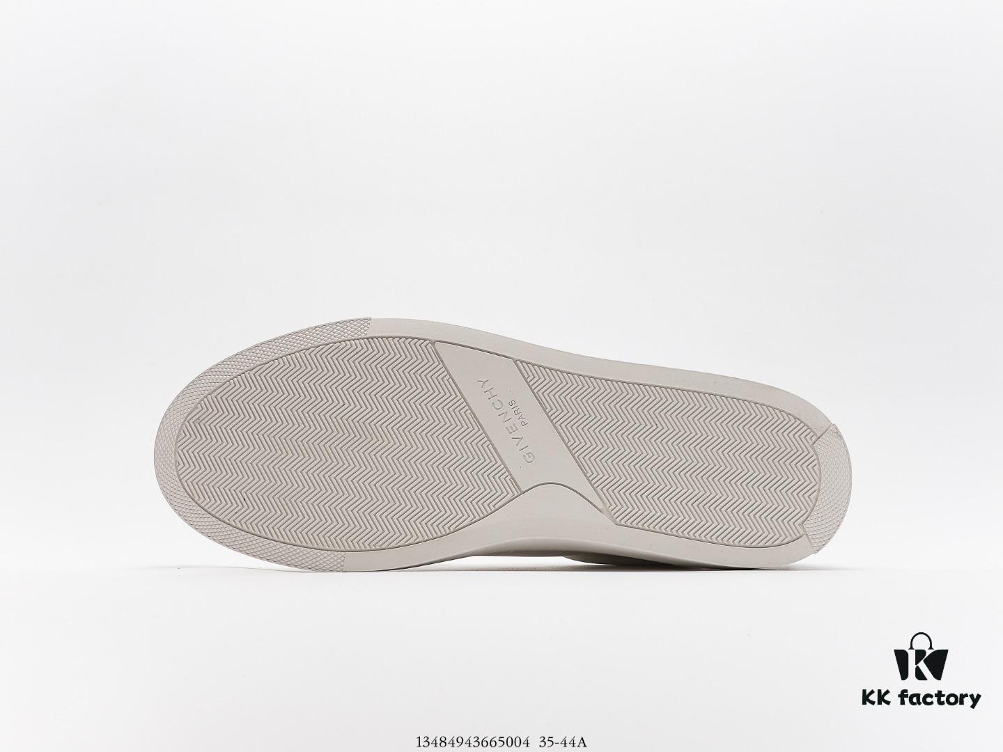 Givenchy Urban Street Leather Sneakers Fashion Versatile Casual Leather Lace-up White Sneakers