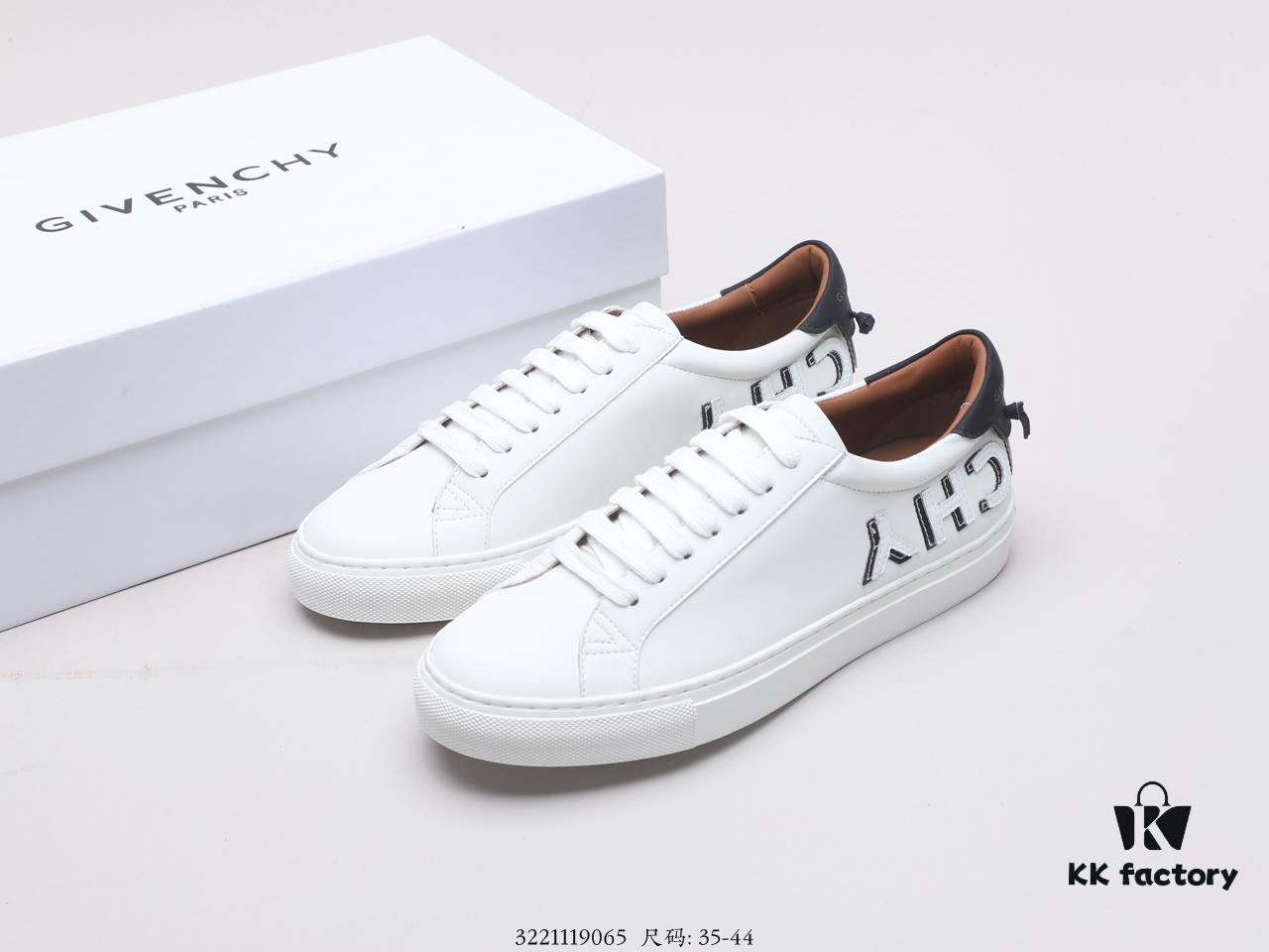 Givenchy Givenchy Fashion Casual White Shoes Official Recommended New Color (Dark Green) Sea Turtle Version Top-Quality Glue-Free Craftsmanship Original Size 11 Pattern High-End Version on the Market Exclusive Release Top-Tier Custom Silk Cowhide at Heel