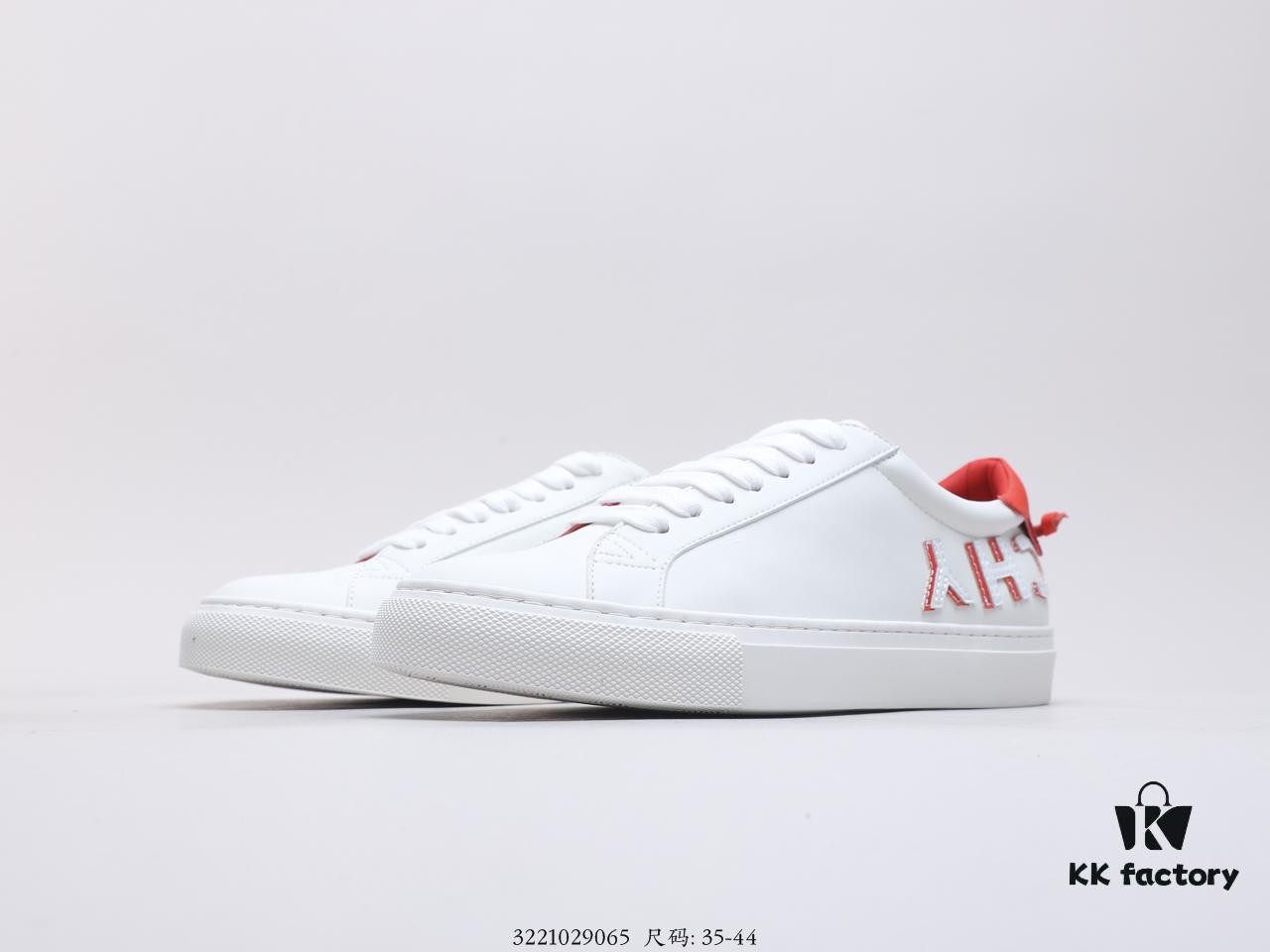 Givenchy Givenchy Fashion Casual White Sneakers Official New Color (Dark Green) Sea Shopping Proxy Purchase Designated Version Top-Tier Glueless Craftsmanship Original Size 11 Pattern Time-Consuming Research and Development Market's Best Version The First Pair of Givenchy for Autumn The Only Correct Quality Exclusive Release Top Custom Silk Calfskin at the Heel