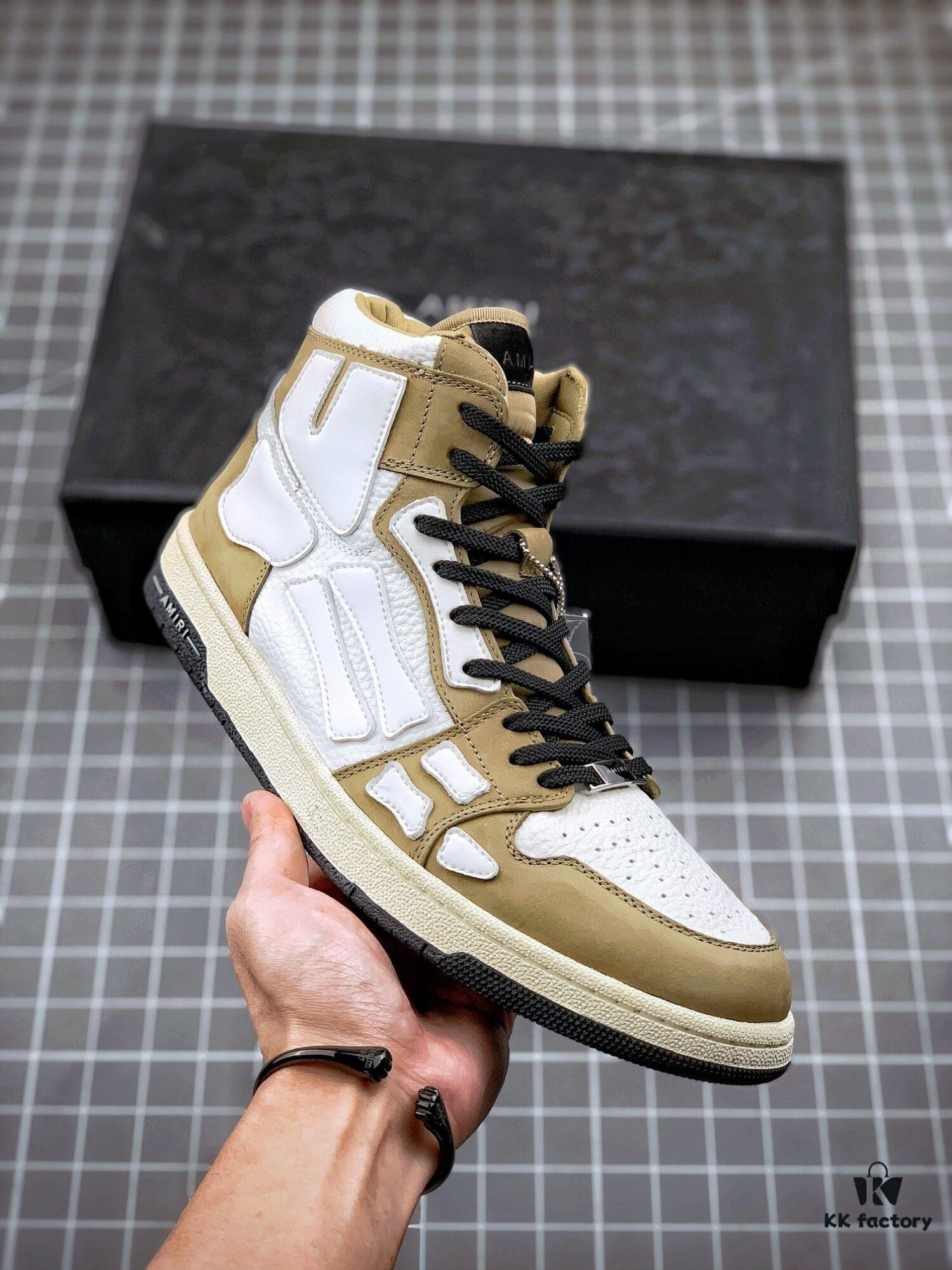 Amiri 2020 Fall/Winter New Streetwear Sneakers, Inspired by AJ1 with 3D Skull Embossing, Loved by Celebrities and Influencers like Cai Xukun, Kris Wu, Gali and More