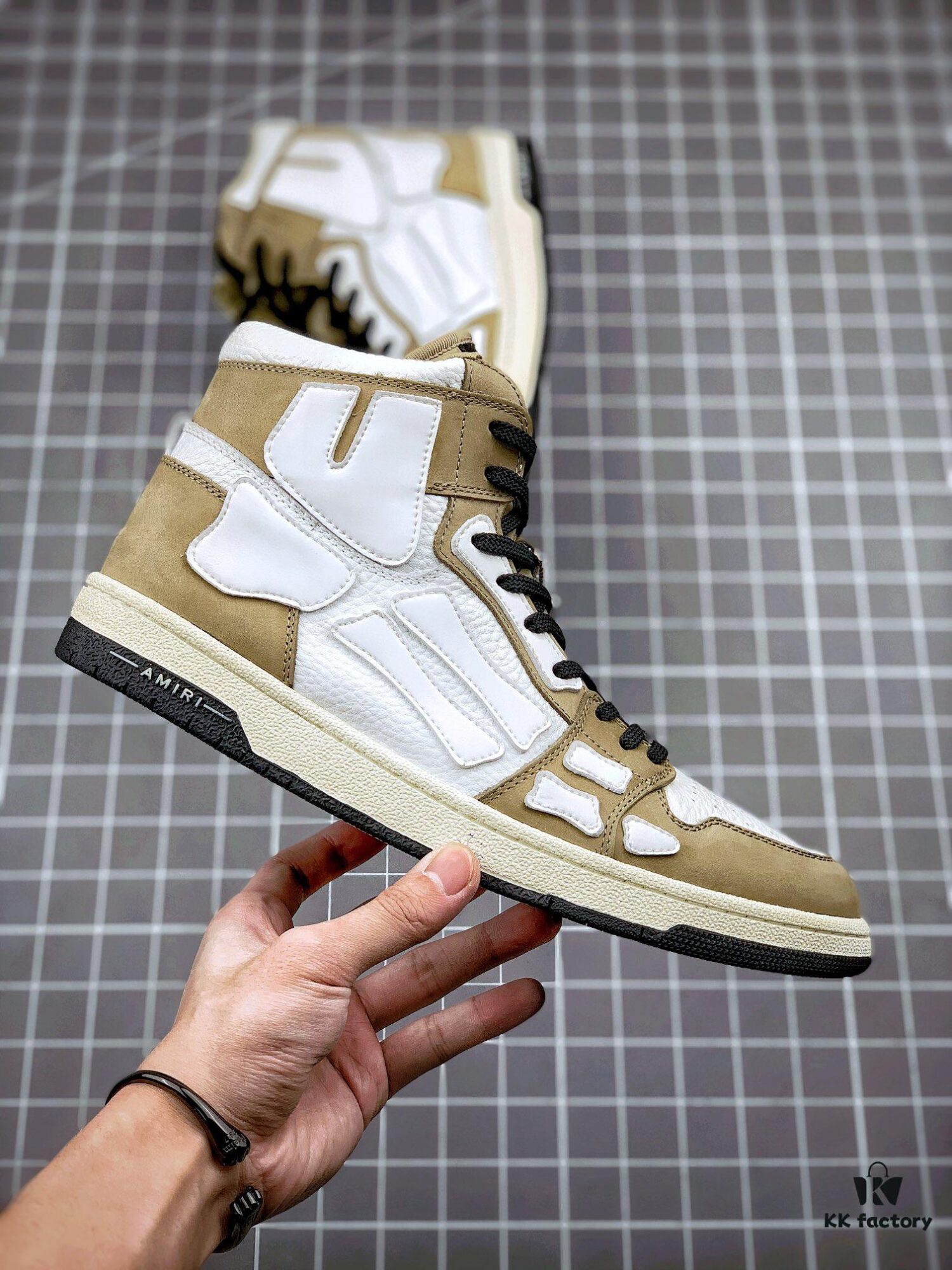 Amiri 2020 Fall/Winter New Streetwear Sneakers, Inspired by AJ1 with 3D Skull Embossing, Loved by Celebrities and Influencers like Cai Xukun, Kris Wu, Gali and More