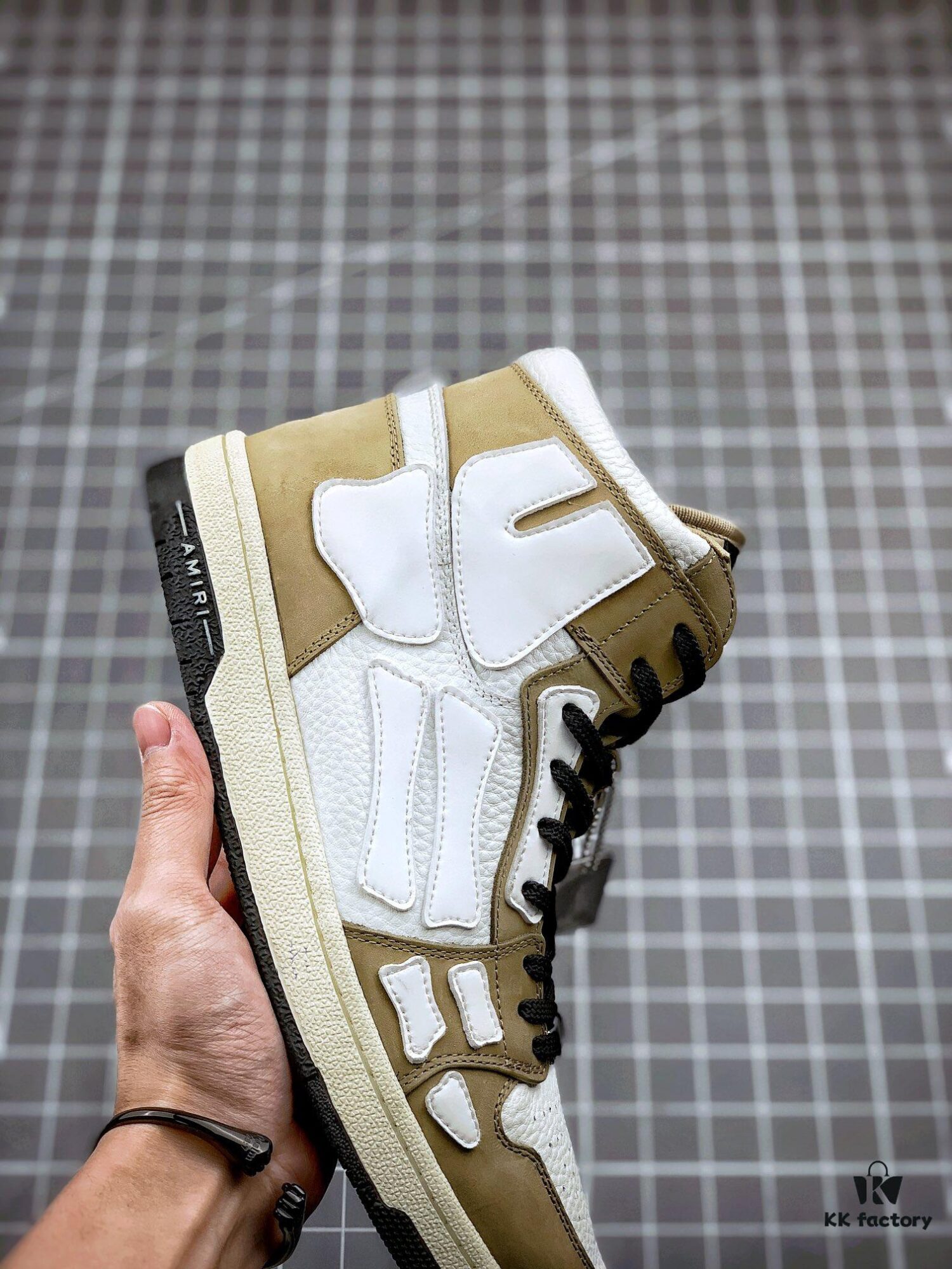 Amiri 2020 Fall/Winter New Streetwear Sneakers, Inspired by AJ1 with 3D Skull Embossing, Loved by Celebrities and Influencers like Cai Xukun, Kris Wu, Gali and More