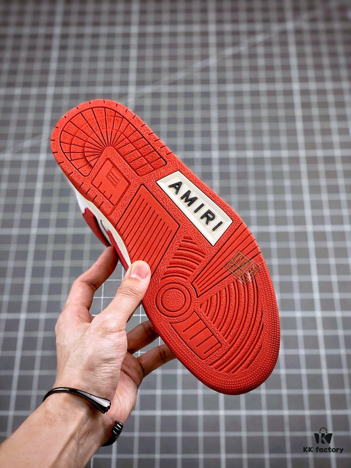 AMIRI Skeleton High Low-Top Sneakers