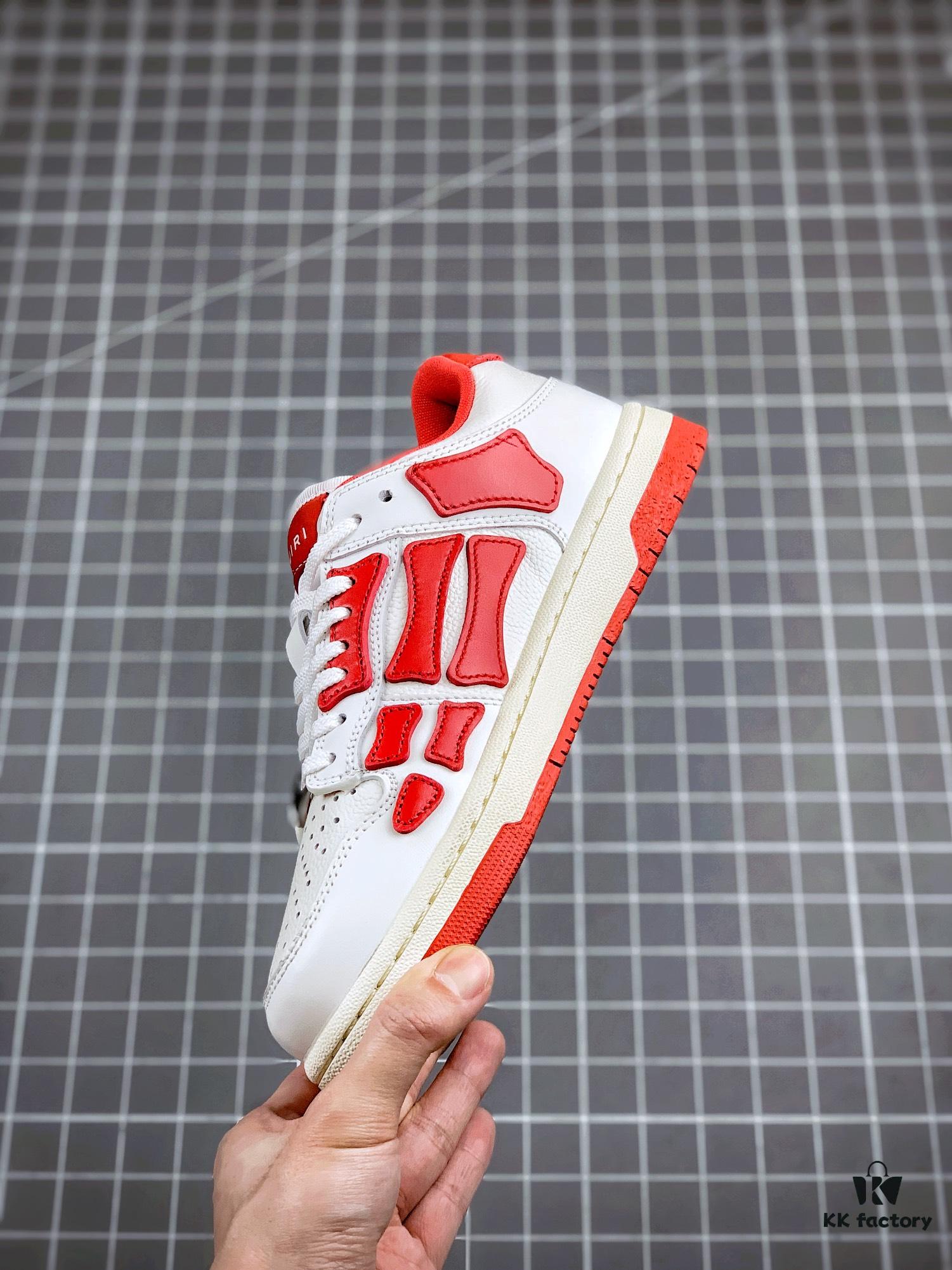 AMIRI Skeleton High Low-Top Sneakers