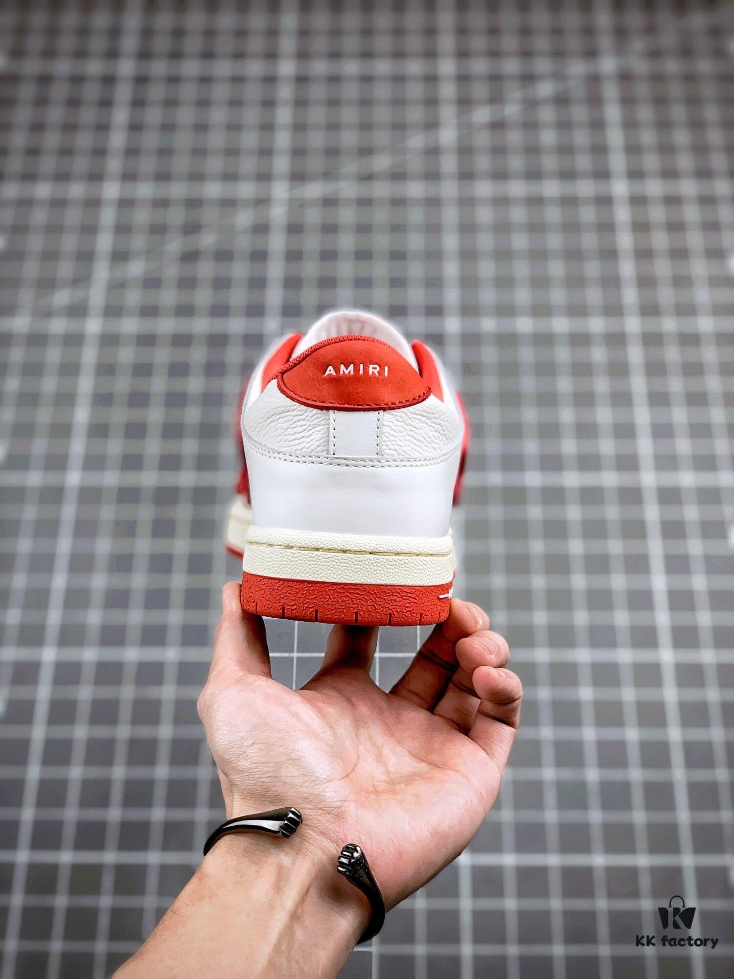 AMIRI Skeleton High Low-Top Sneakers