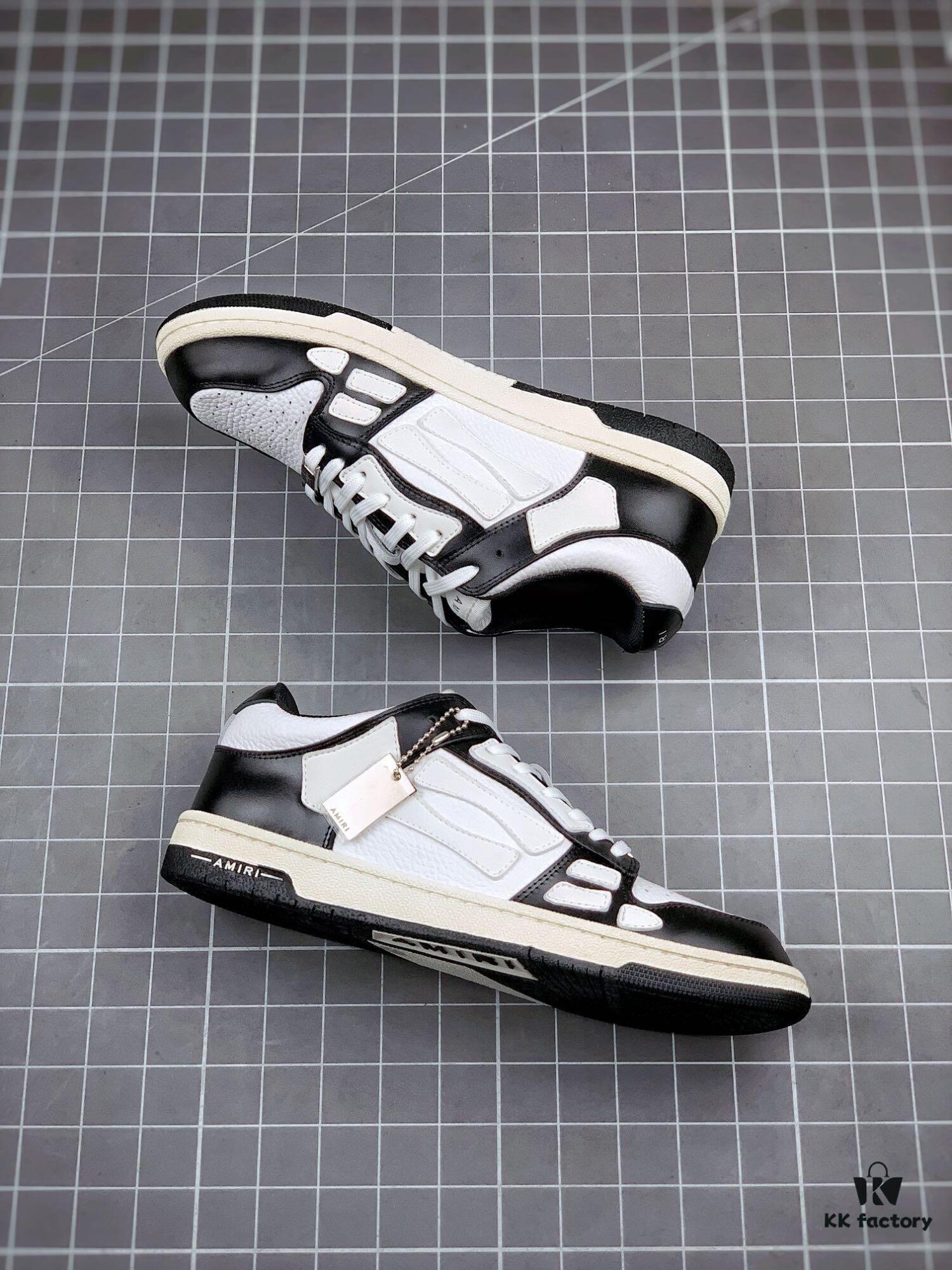 AMIRI 21SS SKEL-TOP Skeleton Low-Top Shoes