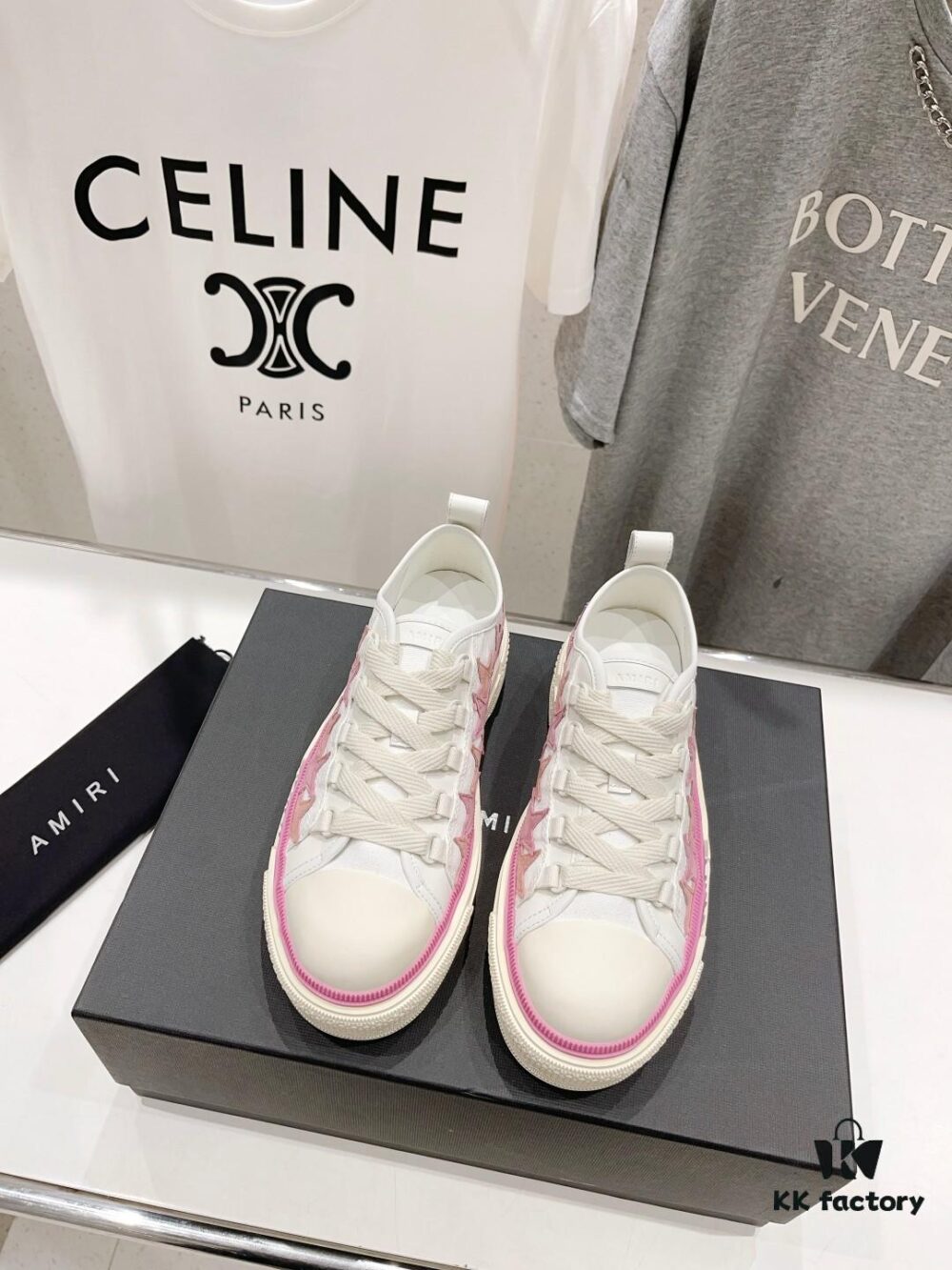 Amiri 2023 Fall/Winter New Arrival | Star-Print Casual Sneakers