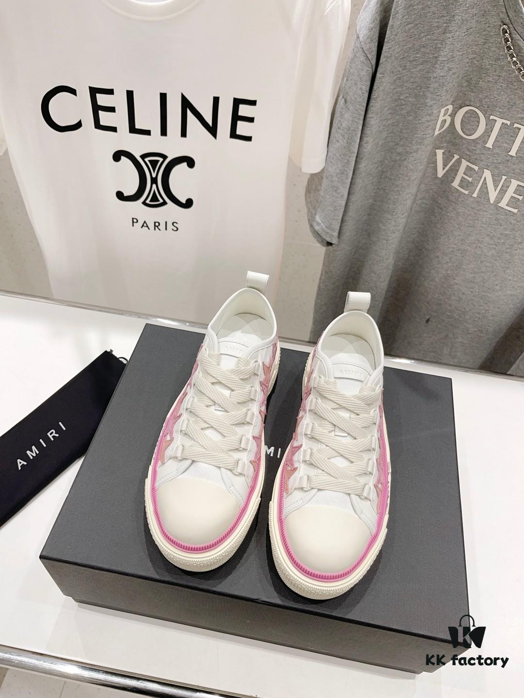 Amiri 2023 Fall/Winter New Arrival | Star-Print Casual Sneakers