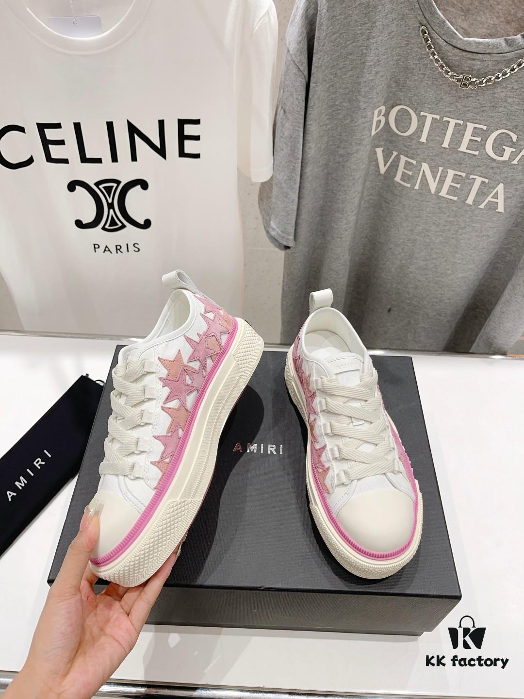 Amiri 2023 Fall/Winter New Arrival | Star-Print Casual Sneakers